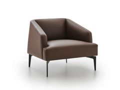 Poltrona in pelle con braccioli&nbsp;ERMES - ADDO FURNITURE