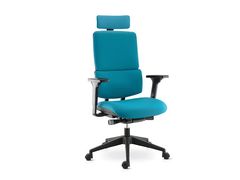 Sedia ufficio operativa ergonomica in tessuto con braccioli&nbsp;O-LIVE DUO - ADDO FURNITURE