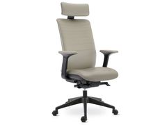 Sedia ufficio operativa ergonomica in pelle con braccioli&nbsp;O-LIVE PLUS - ADDO FURNITURE