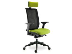 Sedia ufficio operativa ergonomica in tessuto con braccioli&nbsp;O-LIVE - ADDO FURNITURE