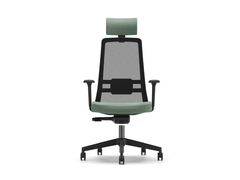 Sedia ufficio operativa ergonomica in tessuto con poggiatesta&nbsp;RAYMOND - ADDO FURNITURE