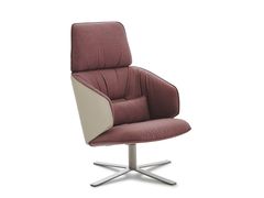 Poltrona a razze in tessuto con braccioli&nbsp;WING LOUNGE M - ADDO FURNITURE