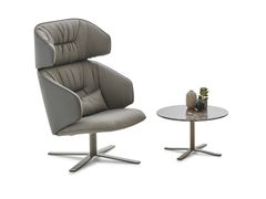 Poltrona a orecchioni a razze in tessuto&nbsp;WING LOUNGE X - ADDO FURNITURE