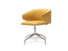 Sedia su trespolo imbottita girevole&nbsp;WING LOW - ADDO FURNITURE