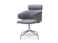 Sedia girevole imbottita in tessuto&nbsp;WING HIGH - ADDO FURNITURE