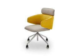 Sedia ad altezza regolabile in tessuto con ruote&nbsp;WING HIGH - ADDO FURNITURE