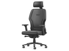 Sedia ufficio operativa ergonomica in pelle con braccioli&nbsp;XXL - ADDO FURNITURE