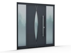 Porta d'ingresso in alluminio su misura&nbsp;ABIES - ADORO