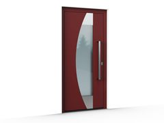 Porta d'ingresso in alluminio su misura&nbsp;BRUNIERA - ADORO