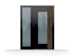 PORTA D'INGRESSO IN ALLUMINIO SU MISURA&nbsp;CROCUS - ADORO