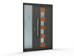 Porta d'ingresso in alluminio su misura&nbsp;GRANTIA - ADORO