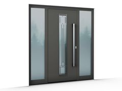 Porta d'ingresso in alluminio su misura&nbsp;NERINE - ADORO