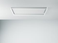 Cappa a carboni attivi a soffitto in vetro con illuminazione integrata ALBA - FALMEC