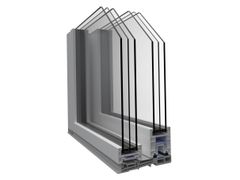 Finestra a taglio termico scorrevole in PVC con triplo vetro&nbsp;HST EXTREME MINIMAL - ALPHACAN