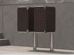 Portarifiuti in alluminio per esterni&nbsp;ROSSC VEDRANA - ALUSCALAE