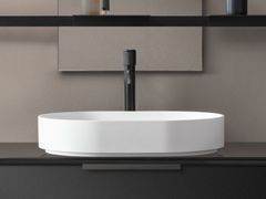 LAVABO DA APPOGGIO ROTONDO O OVALE IN GEABLU&nbsp;CIOTOLA FASHION - ARBLU