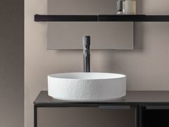 LAVABO DA APPOGGIO ROTONDO O OVALE IN PIETRABLU�&nbsp;CIOTOLA FASHION - ARBLU