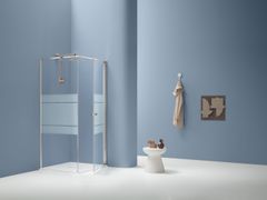 Box doccia angolare con un�anta battente e un lato fisso&nbsp;FILO - ARBLU