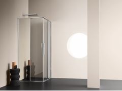 Box doccia angolare con due ante scorrevoli&nbsp;FILO - ARBLU