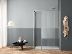 Box doccia angolare con un�anta scorrevole e un lato fisso&nbsp;FILO - ARBLU