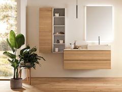 Mobile lavabo sospeso con pensile&nbsp;HITO LINEARE HT1068 - ARBLU