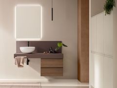 Mobile lavabo sospeso&nbsp;HITO LINEARE HT1069 - ARBLU