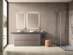Mobile lavabo da terra doppio&nbsp;HITO LINEARE HT1070 - ARBLU