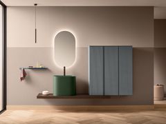 Mobile bagno con lavabo monolite Allegro&nbsp;HITO MONOLITE HT1048 - ARBLU