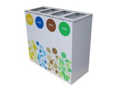 Gettacarte in metallo per raccolta differenziata&nbsp;ECO 4.0 - A.U.ESSE