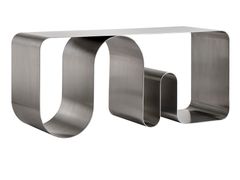 Panca in acciaio inox&nbsp;CURVA SOLID - GRAN LIVING