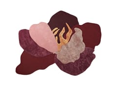 Tappeto a motivi in viscosa&nbsp;FLORES - GRAN LIVING