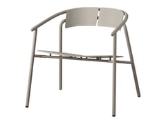 Poltroncina da giardino in acciaio con braccioli&nbsp;NOVO - GRAN LIVING