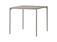 Tavolo da giardino quadrato in acciaio&nbsp;NOVO - GRAN LIVING
