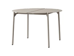 Tavolino da giardino rotondo in acciaio&nbsp;NOVO - GRAN LIVING