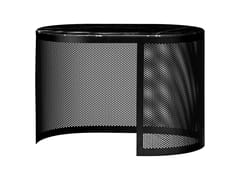 Tavolino ovale in marmo e acciaio&nbsp;PAUSILLUS - GRAN LIVING