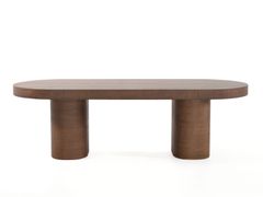 TAVOLO DA PRANZO OVALE IN LEGNO&nbsp;FLAVIO - VIP SALOTI