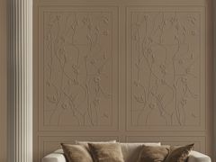 CARTA DA PARATI VERNICIABILE A RILIEVO&nbsp;FRAME LINE FLOWERS - ADRIANI E ROSSI EDIZIONI