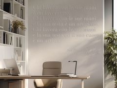 Carta da parati a rilievo verniciabile&nbsp;LETTERING 3D - ADRIANI E ROSSI EDIZIONI