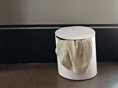 Contenitore da terra / sgabello in multistrato curvato&nbsp;BASKET - AGAPE