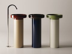 Lavabo rotondo freestanding in Solid Surface&nbsp;CENOTE - AGAPE