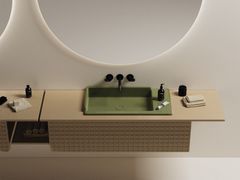 Lavabo da incasso soprapiano in Solid Surface&nbsp;FUENTE - AGAPE