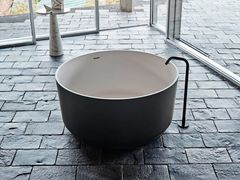 VASCA DA BAGNO ROTONDA CENTRO STANZA IN SOLID SURFACE&nbsp;IN-OUT - AGAPE