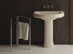 Lavabo in marmo su colonna&nbsp;MEMORY CLASSIC - AGAPE