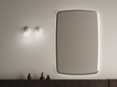 Specchio bagno rettangolare da parete&nbsp;SEPPIA - AGAPE