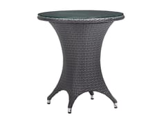 Tavolo da giardino rotondo in vimini&nbsp;AEGEAN - AKULA LIVING