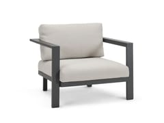 Poltrona da giardino in Sunbrella� con braccioli&nbsp;CUBIC - AKULA LIVING