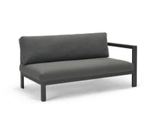 Divano da giardino modulare angolare sinistro a 2 posti&nbsp;CUBIC - AKULA LIVING