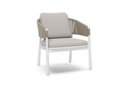 Poltroncina da giardino in corda nautica con braccioli&nbsp;WIMBLEDON ROPE - AKULA LIVING