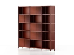 Libreria in alluminio con ante scorrevoli&nbsp;SEC_lib022 - ALIAS