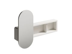 Pensile orizzontale con specchio ovale&nbsp;LARI - ALICE CERAMICA